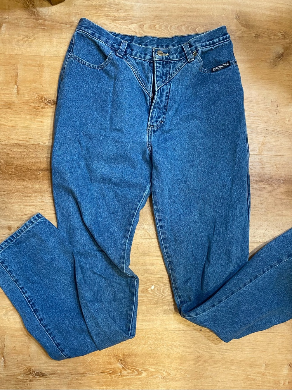 Vintage Rough Riders Cowboy jeans with Labella 70’s blouse